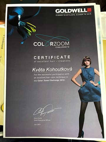 Certifikát 3