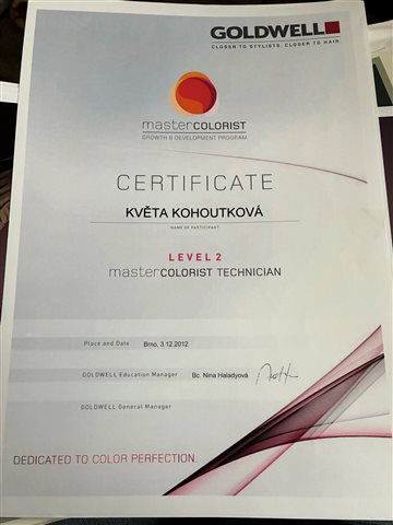Certifikát 10