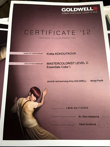 Certifikát 13
